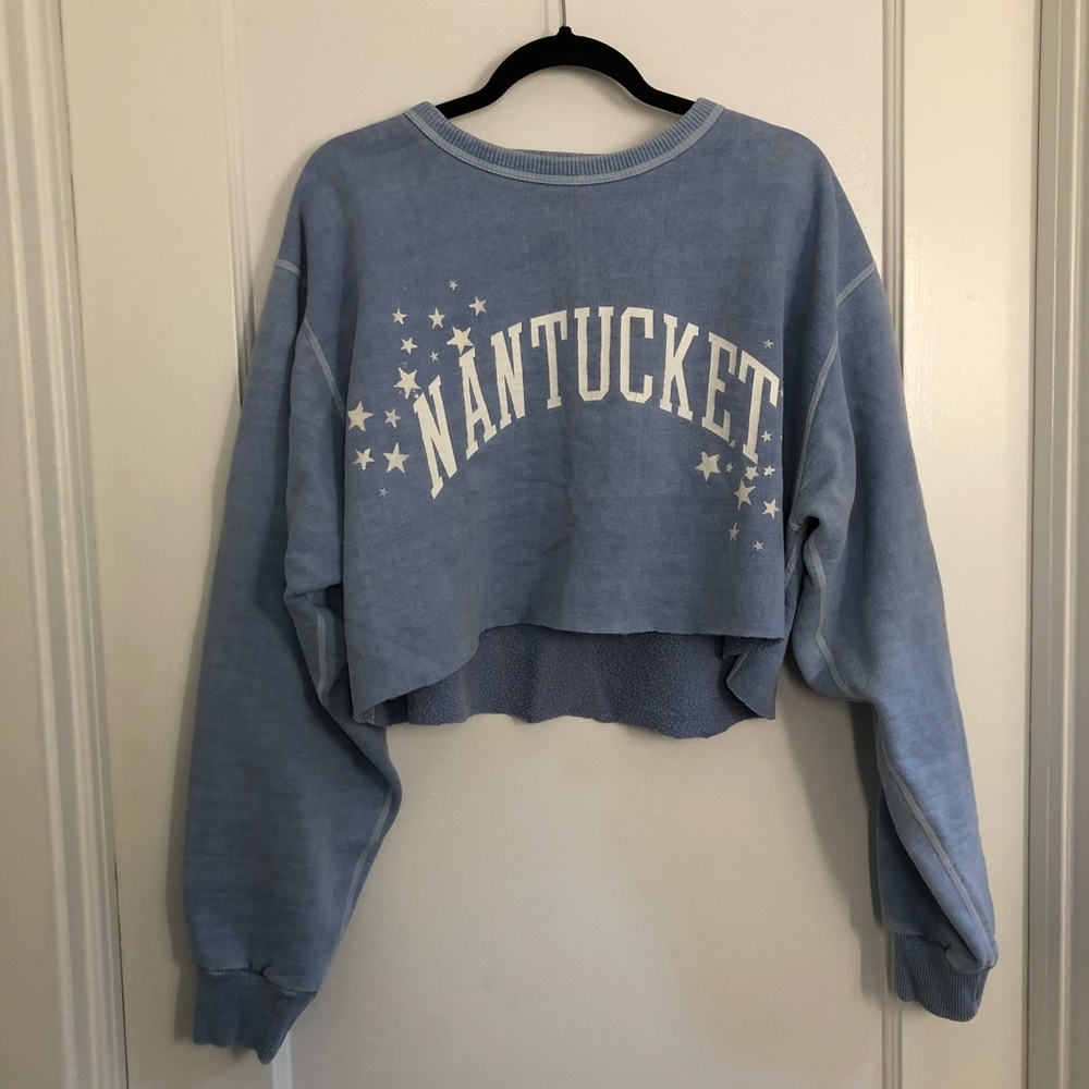 Cropped Nantucket Star Sweatshirt